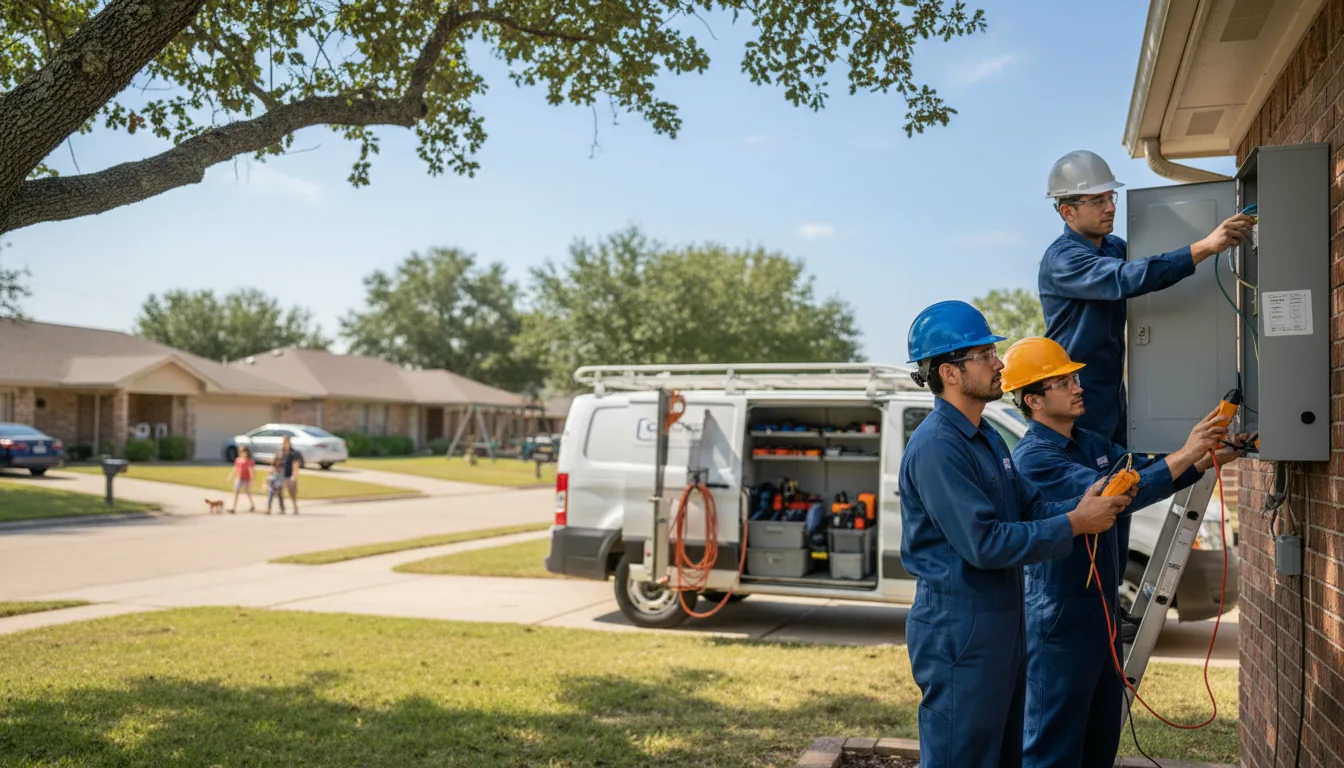 Certified electrician providing emergency electrical services in Braithwaite, LA